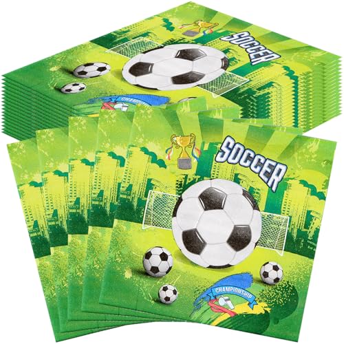 40 Stück Servietten Fussball,Servietten Fussball Set,servietten kindergeburtstag junge Grün Geeignet für Fußballspiele,servietten kindergeburtstag für Geburtstagsfeiern Fußball Dekorationen 40 Stück Servietten Fussball,Servietten Fussball Set,servietten kindergeburtstag junge Grün Geeignet für Fußballspiele,servietten kindergeburtstag für Geburtstagsfeiern Fußball Dekorationen