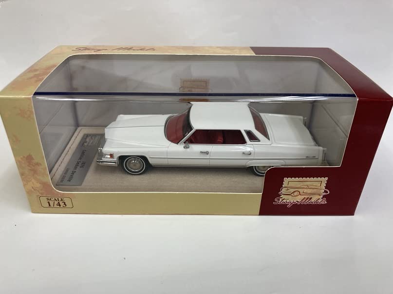Amazon | STAMP 1/43 キャデラック セダン デビル 1976 ホワイト