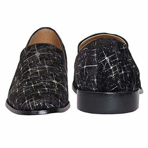 Image of LIBERTYZENO Mens Genuine Leather Tassel Loafer Slip On Dress Shoes