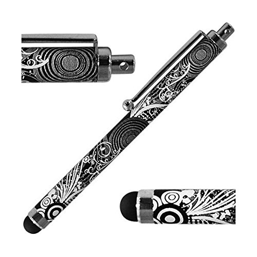 Seluxion - Stylet Universel pour Ecran Tactile et Capacitif avec Motif HF18 pour Alcatel One Touch : 282/355 / 358/585 / 813