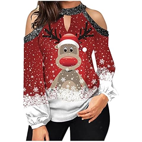 JokeLomple Sudadera Mujer Navidad Cover