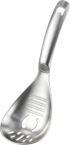 Multifunctional 5-in-1 Cooking Spoon, 18/8 304 Stainless Steel Kitchen Tool