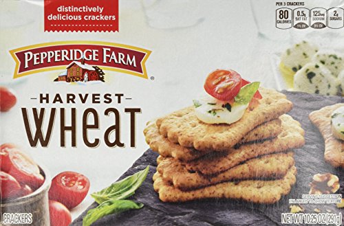 Pepperidge Farm Harvest Wheat Distinctive Crackers 10.25 Oz cover