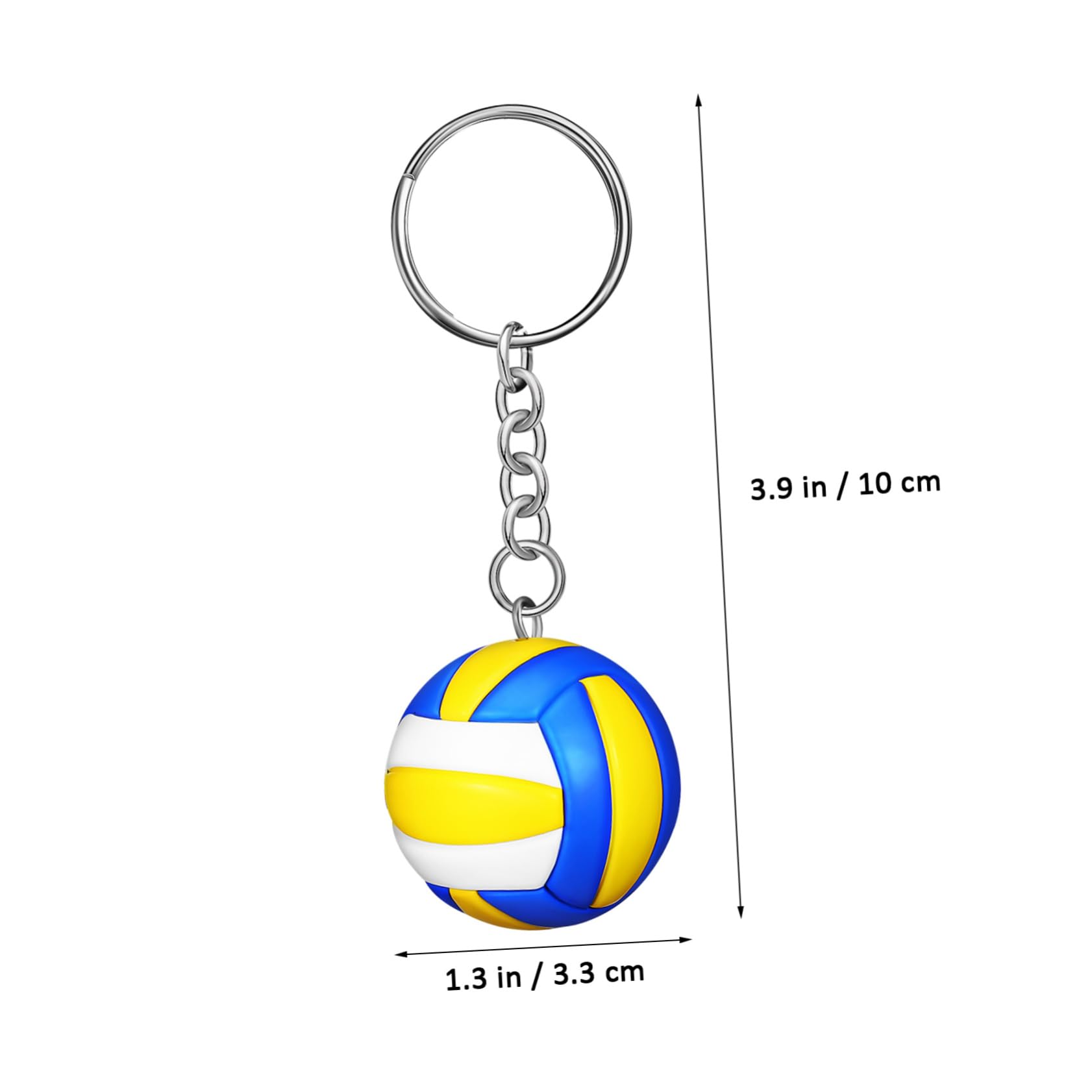 TOYANDONA Llaveros De Voleibol Sintético Accesorios Para Adornos Deportivos Para Entusiastas Del Voleibol
