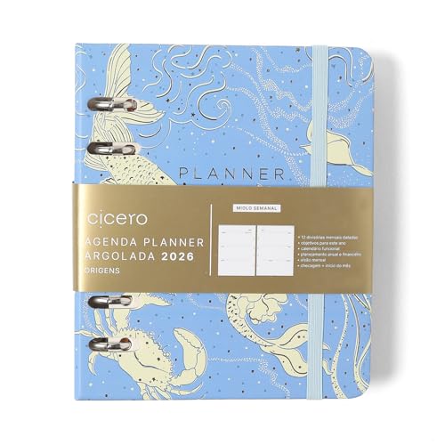 Planner Cícero Aqua Azul