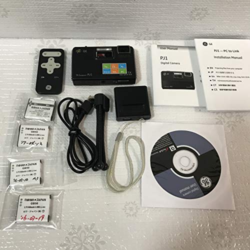 宅コン　GE PJ1 デジタルカメラ 内蔵PICOプロジェクター Amazon | GE デジタルカメラ PJ1 プロジェクター内臓 1410万画素 光学7