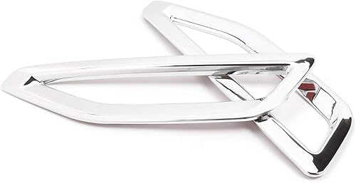 Miniatura 5 de 2 unids ABS para BMW X5 G05 2019 Car Side Air Vent Decoración Fender Trim Accesorios (plateado brillante)