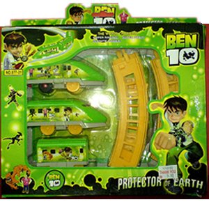 Ben10 Battery Operated Train Set