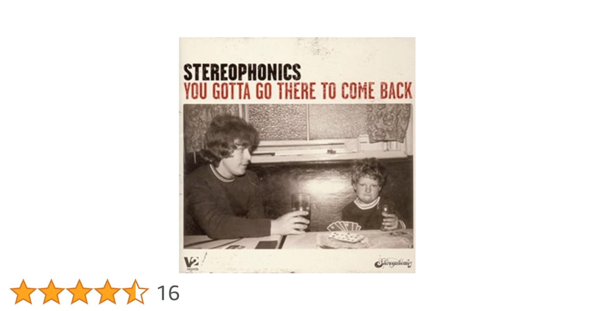 【3枚1100円】STEREOPHONICS ユー・ガッタ・ゴー・ゼア・トゥ Amazon.co.jp: ユー・ガッタ・ゴー・ゼア・トゥ・カムバック