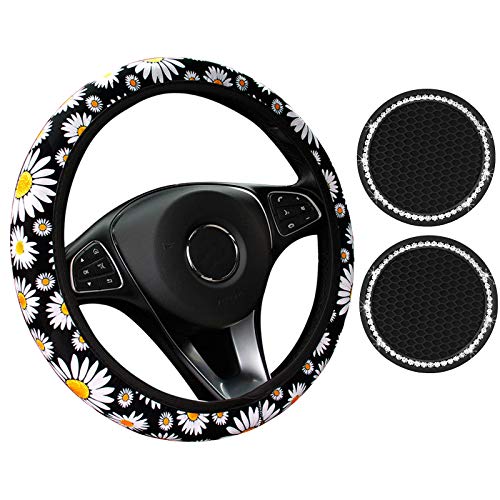 Coprivolante per Auto Antiscivolo Traspirante Accessori Interni Adatti