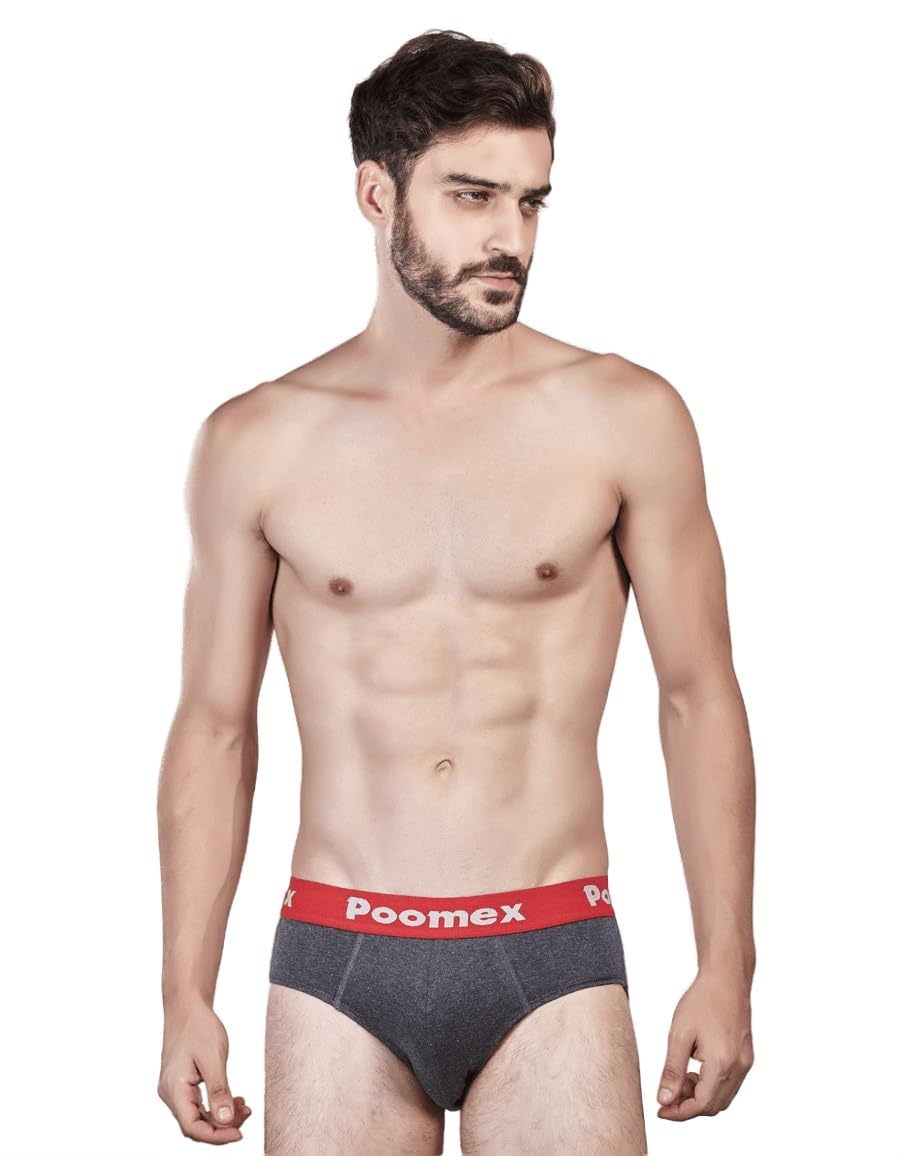 Men's Cotton Briefs - Pack of 5 (Assorted Colours)-image-42