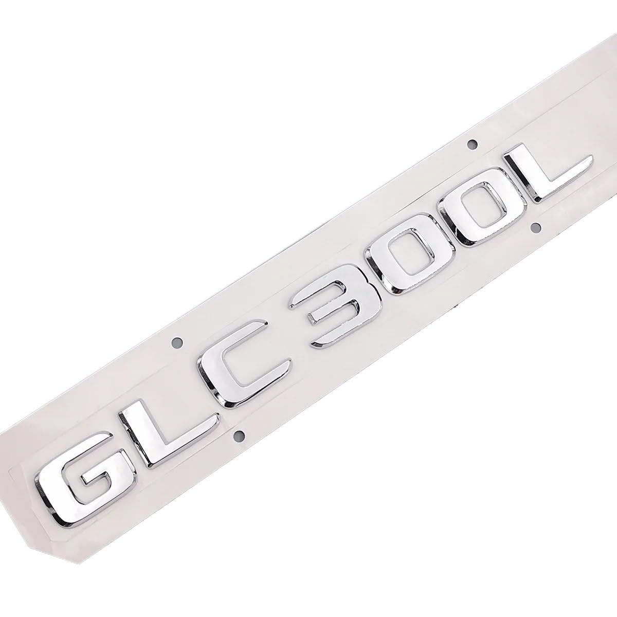 Lettres numériques emblème arrière GLC300L argent autocollant de voiture de coffre