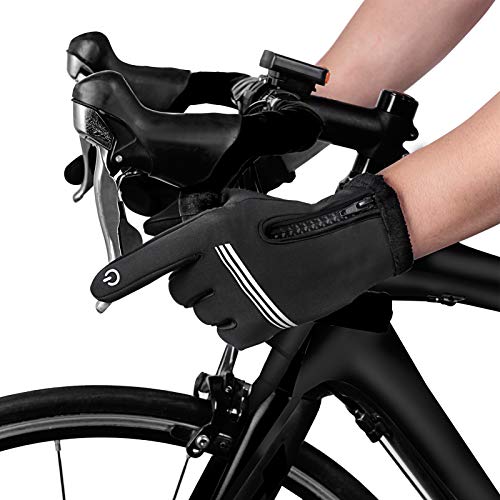 Luvas, Andoer Luvas de inverno Luvas à prova d'água à prova de vento Luvas de snowboard quente Luva