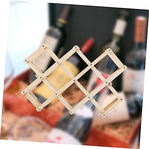Soporte de Madera para 10 Botellas de Vino de Mesa miniatura 5