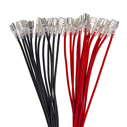 Cosses à sertir femelles 6.3 mm pour rénover l'électricité automobile