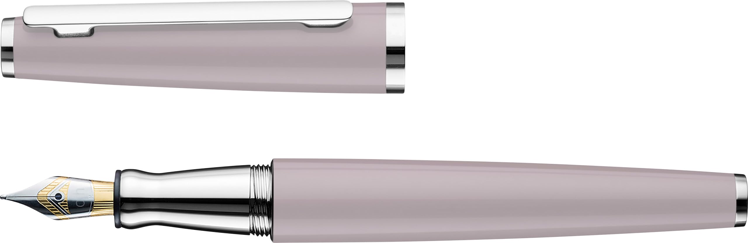 Otto Hutt 018-11320 Fountain Pen Design 06 Aluminium Lilac