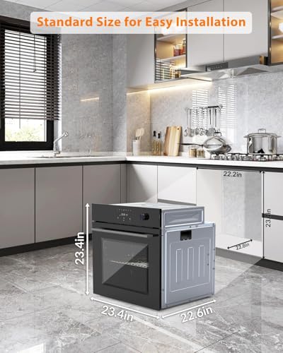 Garveehome CG-XJUYMKENAYXBEGY5BWW706X Single Wall Oven 24 Inch Built-In Electric Ovens thumb #5