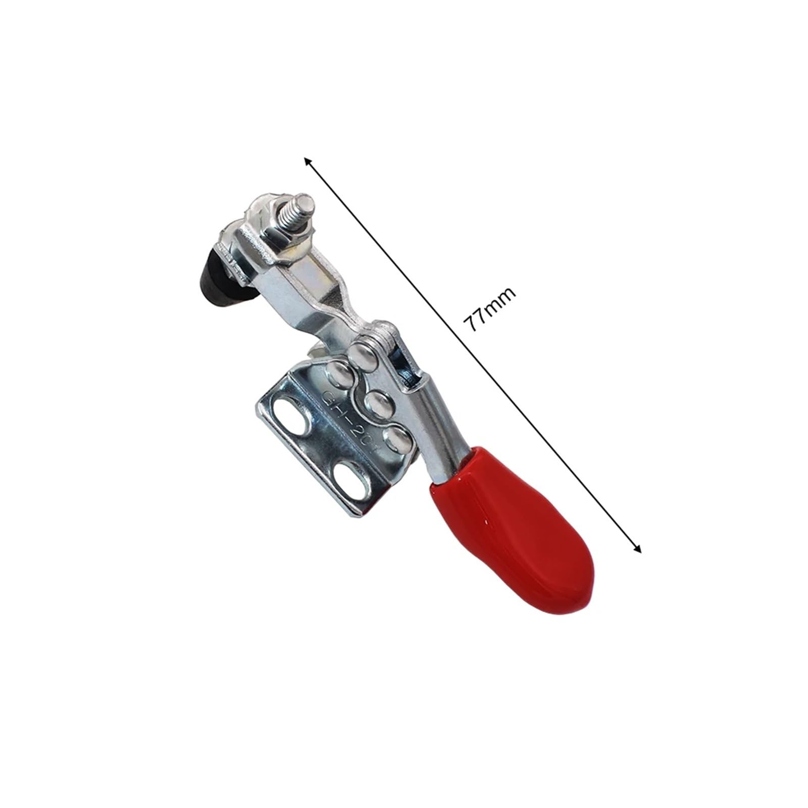 Morsetti orizzontali GH-201 / GH-201-A Morsetto fisso livellante Vite M4 Leva di bloccaggio rapido Clip rapida universale Dispositivo verticale Orizzontale 200 pezzi(GH-201)