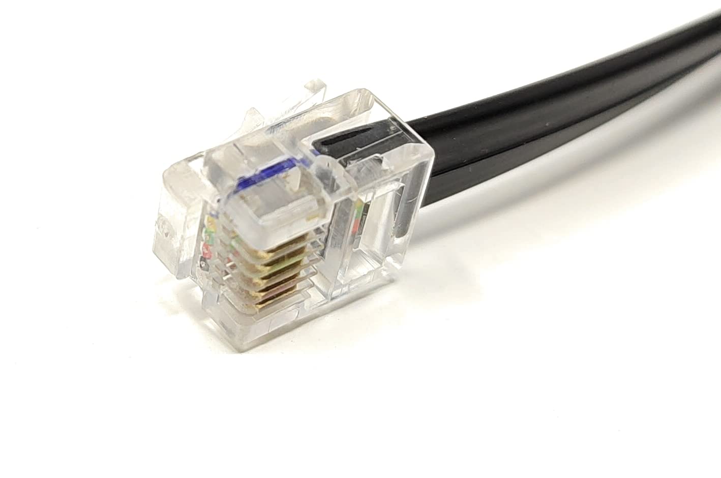 Maincore 3m BT to RJ12(RJ11) 6P6C 6 wire Phone Telephone Flat Cable Cord Lead (black) - Image 4