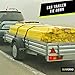 Sunferno Heavy Duty Ratchet Straps Tie Down Set | 2500 Lbs Break Strength | 15 Ft Black Straps with Soft Loops | Securely Transport Motorcycle, Cargo, ATV, Moving Equipment | 4 Pack