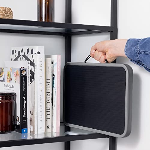 Navaris Sgabello Pieghevole Acciaio - Sgabellino