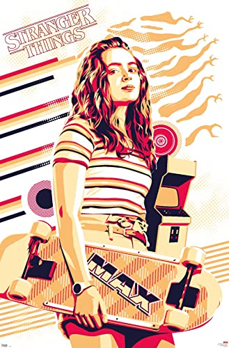 Trends International Netflix Stranger Things: Season 3 - Max Wall Poster, 34L x 22.4W, Unframed Version