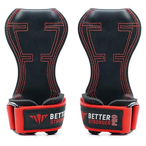 Kilitn Weight Lifting Gloves Grips Straps PRO Heavy Duty Exercise Barbell Alternative to Power Hooks Deadlifts Adjustable Padded Wrist Wrap Support Bodybuilding Weightlifting Powerliftin Cover
