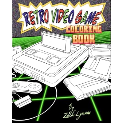 Retro Video Game Coloring Book: Cool Gift For Gamers