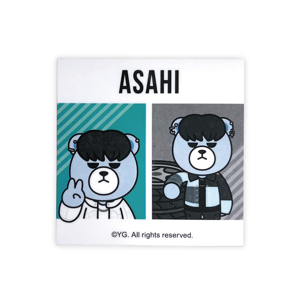 Amazon.co.jp: KRUNK×TREASURE ステッカー ASAHI : おもちゃ