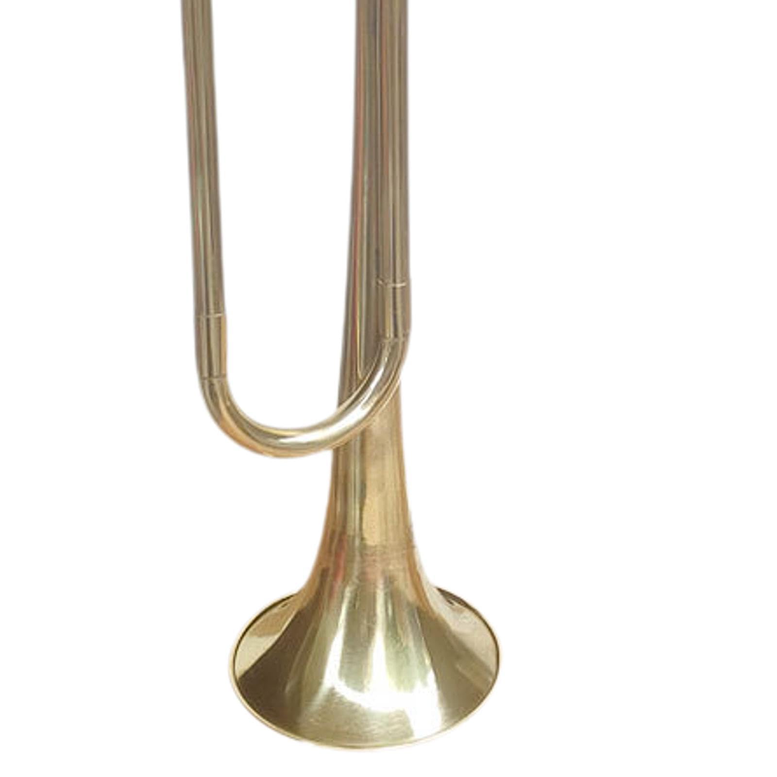 Gralara Trompeta de Latón Estilo Militar Estuche de Transporte. Ideal para Jóvenes Músicos Y Aficionados a La Música.