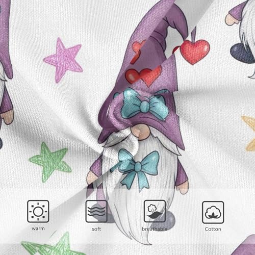 Girls Underwear Toddler 2t Cotton Panties Little Girl Bright Underpants Briefs Cute Purple Gnome St3