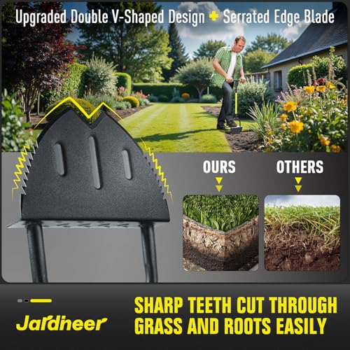 Jardineer Dual V-Shaped Blade Edger