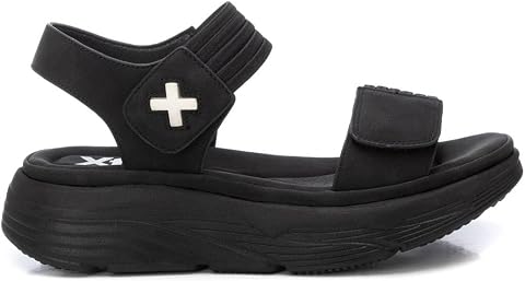XTI - Sandalias Planas 143986 Mujer Negro