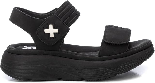 XTI - Sandalias Planas 143986 Mujer Negro