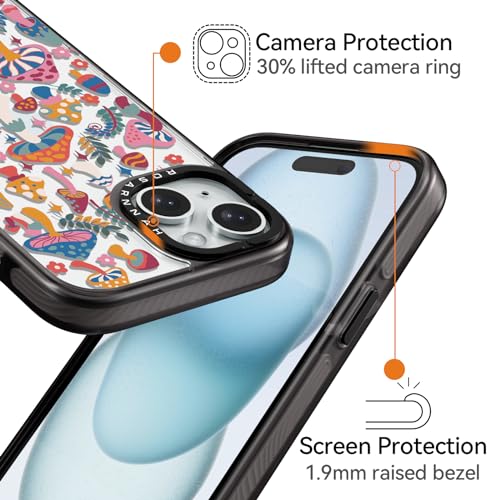 Coque iPhone 15 antichoc 2m noire éliminant les risques de fissures