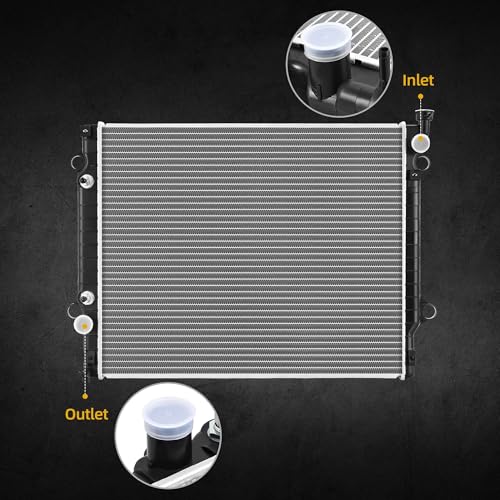DWVO Radiator Compatible with 2016-2019 2021-2023 Toyota Tacoma V6 3.5L L4 2.7L CU13565 CU13566 by DWVO - Image 5