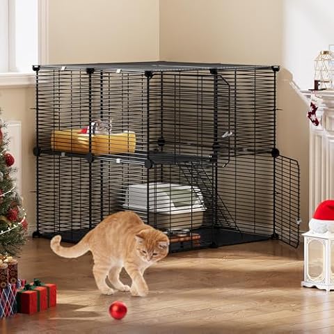 YITAHOME 2-Tier Cat Cage Playpen Cover
