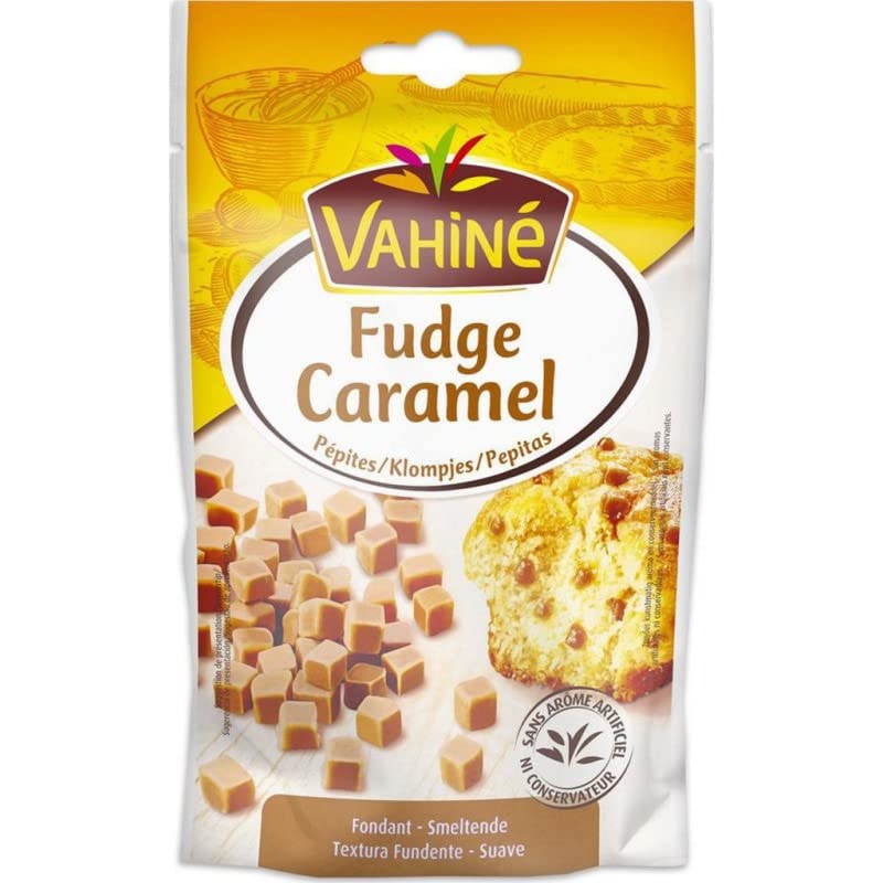 Vahiné Pepitas Fudge Caramel Fondant 70g (lote de 3)