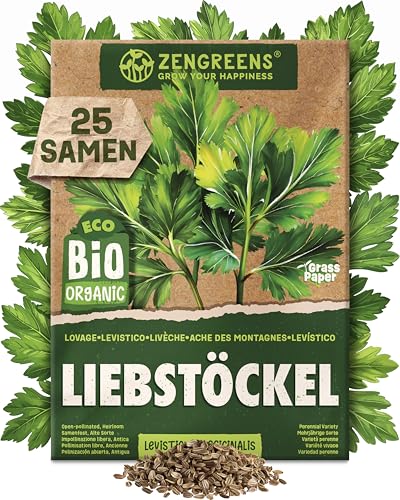 ZenGreens® - Bio Liebstöckel Samen - Liebstöckelsamen - Kräutersamen für den einfachen Anbau im...