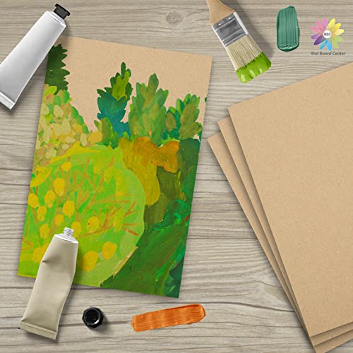 Image of Mat Board Center 24x36 Inch Corrugated Cardboard Sheets 15 Pack | Brown Large Flat Card Board Inserts, For Packing, Shipping, Mailing, DIY Crafts