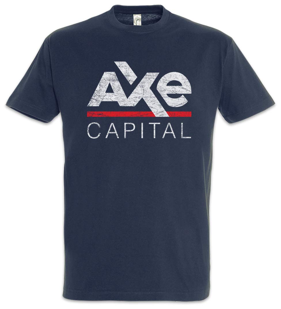 Urban Backwoods Axe Capital II Men T-Shirt Blue Size L