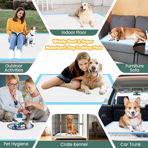 Image of Extra Large Puppy Pads 28 inch x 34 inch-30 Count, Super Absorbent Dog Pee Pads Quick Drying Leak-Proof X-Large Dog Training Pads Disposable Training Pads for Dogs Puppies Cats