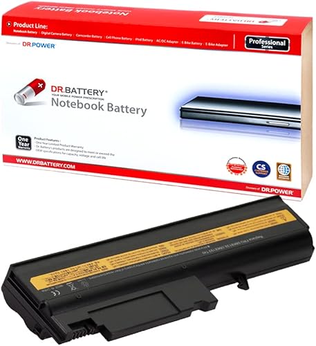 DR. BATTERY Batería 08k8193 compatible con IBM ThinkPad T40 T40p T41 T41p T42 T42p T43 T43p ThinkPad R50 R50e R50p R51 R51e R51p R52 R52p 92P1068