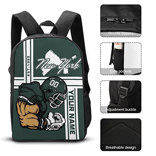 Custom Shoulder New York Backpack Personalized Any Name Number 17 Inch Large Capacity Laptop Bag Bookbag Gifts for Men Women4