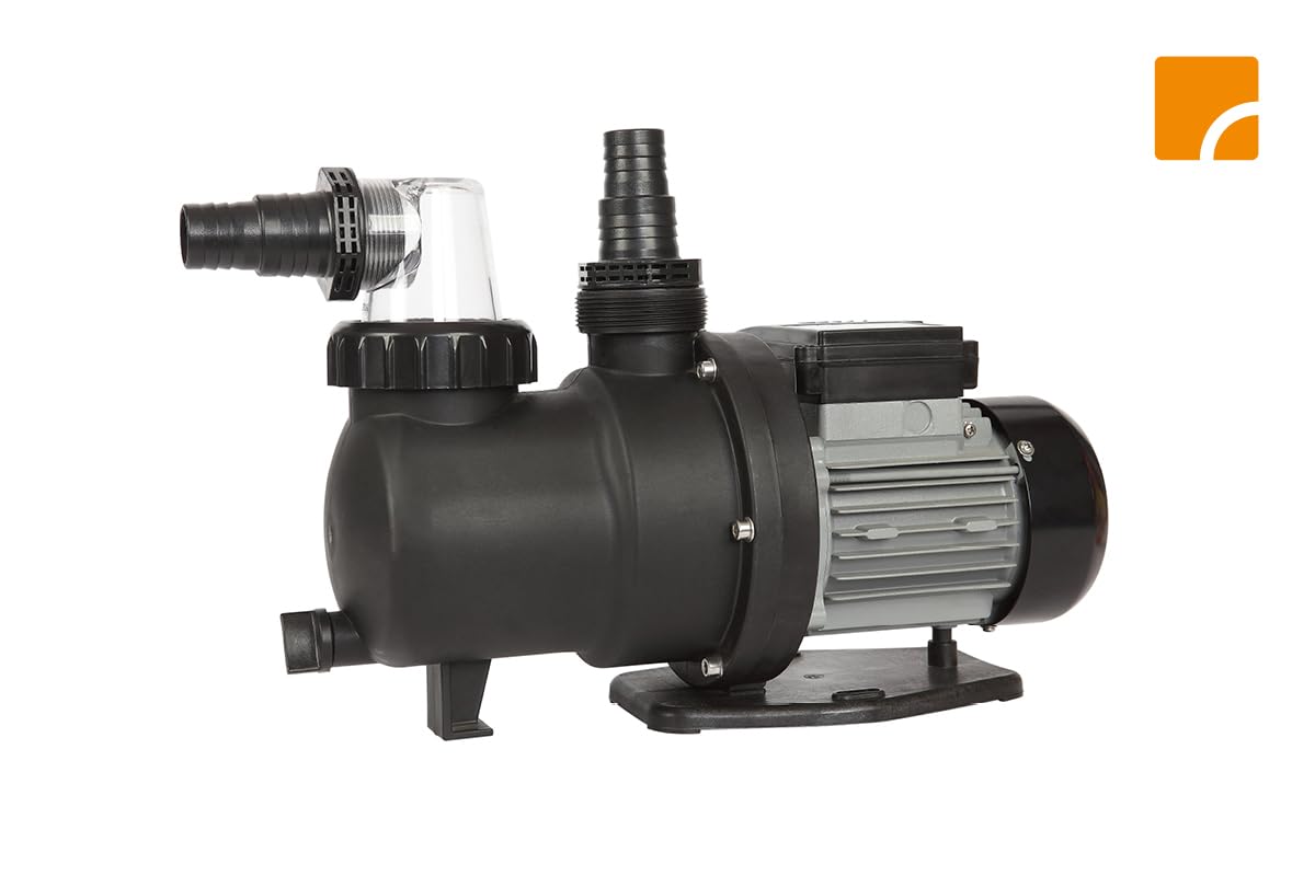 STEINBACH Filteranlage Comfort 50 – 040200Y – Selbstsaugende Pumpe für Pools mit bis zu 33.000 l – Umwälzleistung 6,6 m³/h – Mit integriertem Vorfilter und Manometer