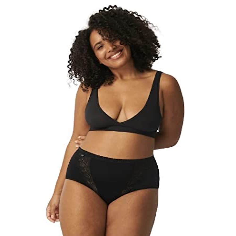 Sloggi Women's Chic Maxi Brief , Black - Black, 24 (Manufacturer Size: 52) Pack of 4