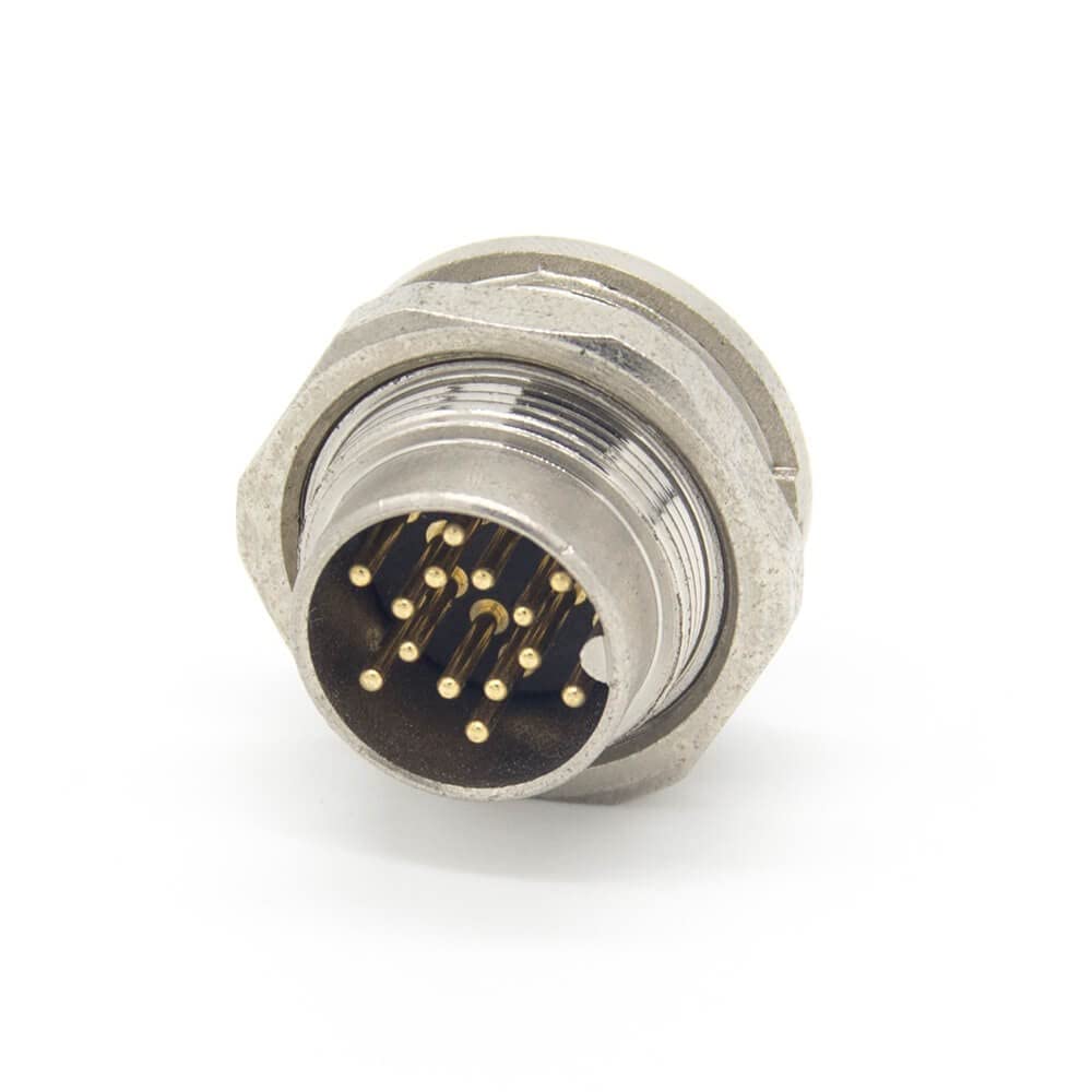 Amazon.com: 14Pin Male M16 Connector Waterproof Straight Male 