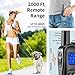 Dog Shock Collar, Electric Dog Training Collar with Remote 2000FT, IPX7 Waterproof Bark Vibrating Dog Collar with 3 Training Modes, Rechargeable E-Collar for All Breeds, Sizes