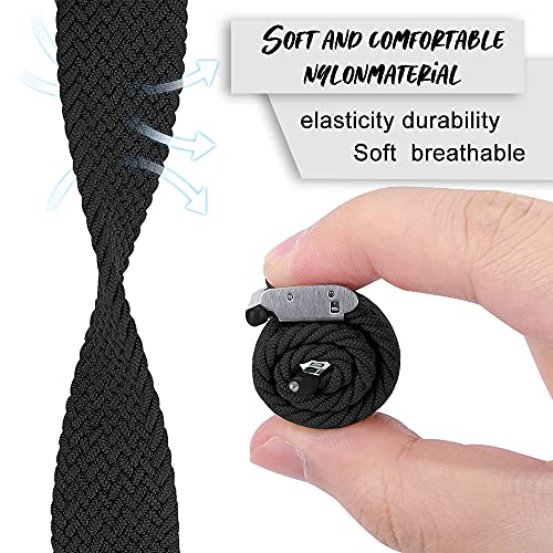 Niboow 22mm Strap for Garmin Venu 3/Venu 2/Vivoactive 4/Forerunner 265/Forerunner 255/Forerunner 255 Music - Image 3