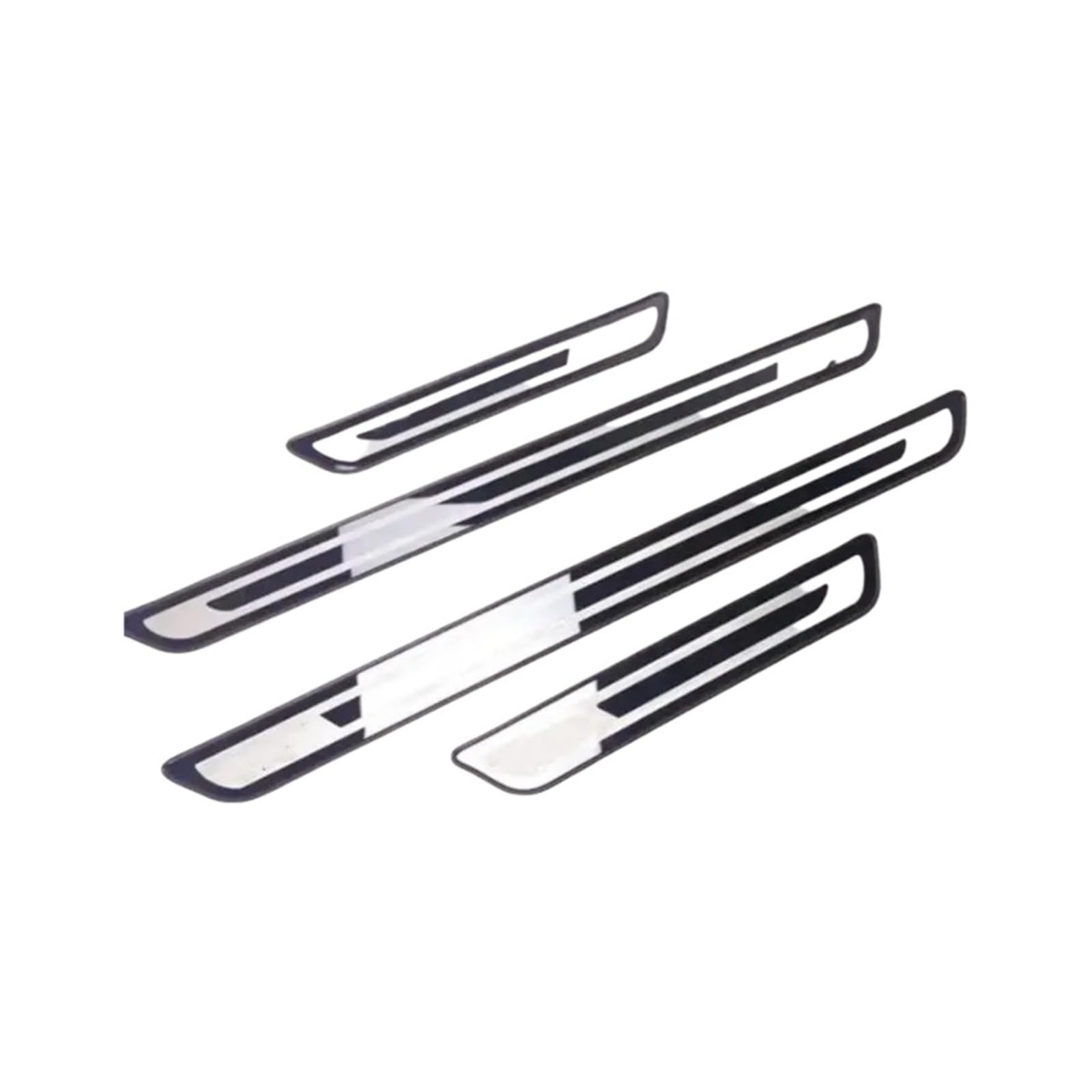 4 Stück Auto Edelstahl Einstiegsleisten Schutz für Seat León/León ST/León Cupra/Leon SC/Leon KL 5F 1T 1M 2000-2025, Auto Türschweller Schutz Abdeckung Kratzschutz Willkommenspedal Trim Scuff